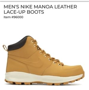 Mens Nike Manoa Leather Laced-up Boots